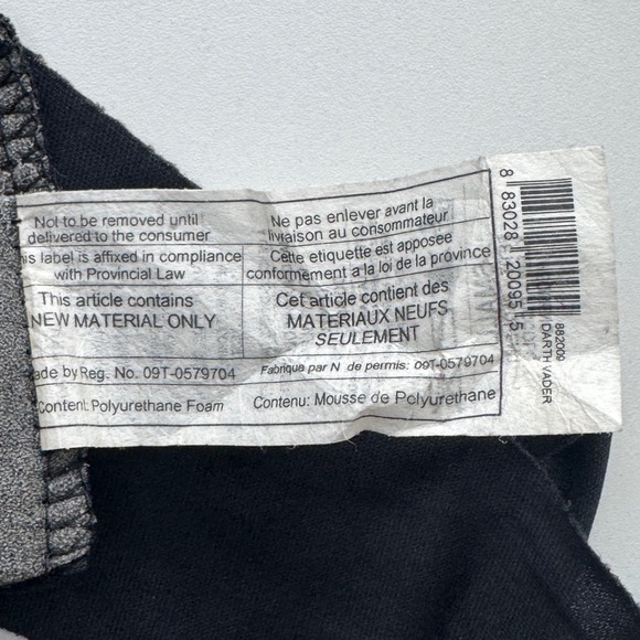 Star Wars Darth Vader Kids Costume Small 4-6 Rubies‎ Child Boy Girl Halloween - Picture 5 of 16